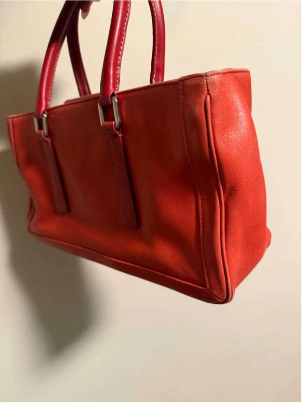 Coach Vintage Bonnie Satchel Handbag Burnt Red
